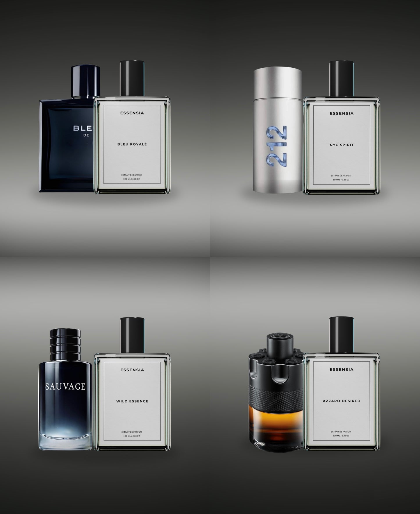 Elite Men’s Perfume Collection – (Pack of 4 / 20ml)